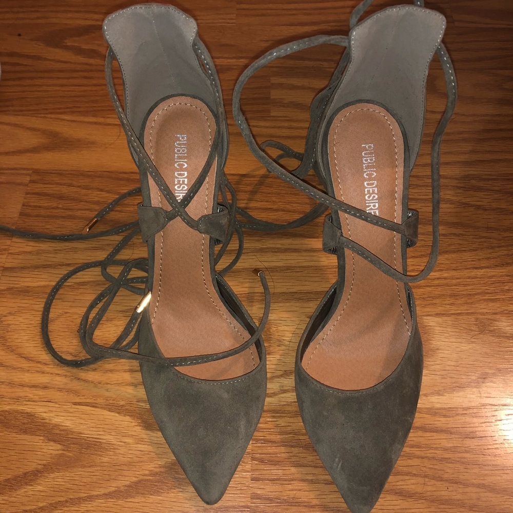 Lace Up Heels